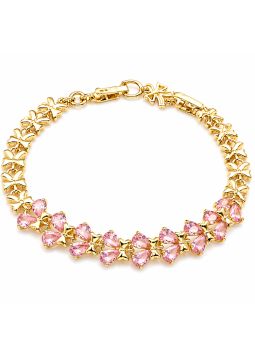 copy ofcopy ofcopy ofBracelet Étoiles Zirconiums Doré Plaqué Or 18K