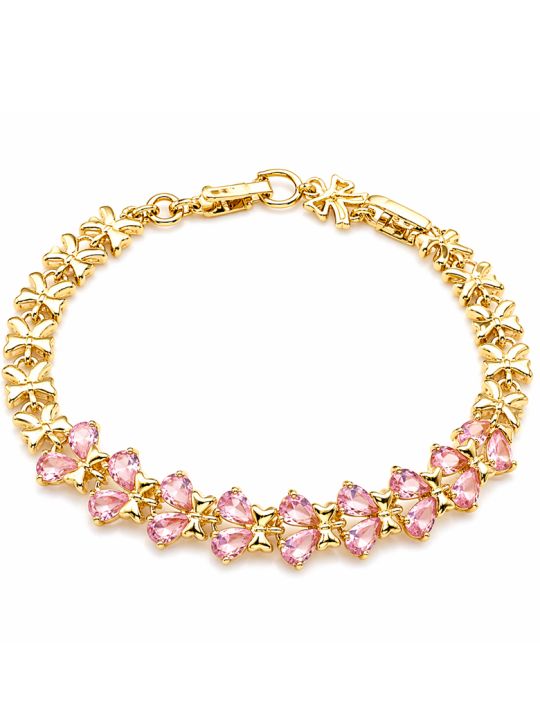 copy ofcopy ofcopy ofBracelet Étoiles Zirconiums Doré Plaqué Or 18K