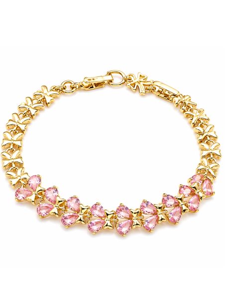 copy ofcopy ofcopy ofBracelet Étoiles Zirconiums Doré Plaqué Or 18K