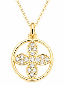 copy ofCollier Charms Soleil Lune & Étoile Doré Plaqué Or 18K