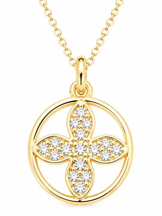 copy ofCollier Charms Soleil Lune & Étoile Doré Plaqué Or 18K