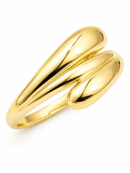copy ofBague Étoiles Dorée en Plaqué Or 18K avec Strass – Design Ajustable Élégant