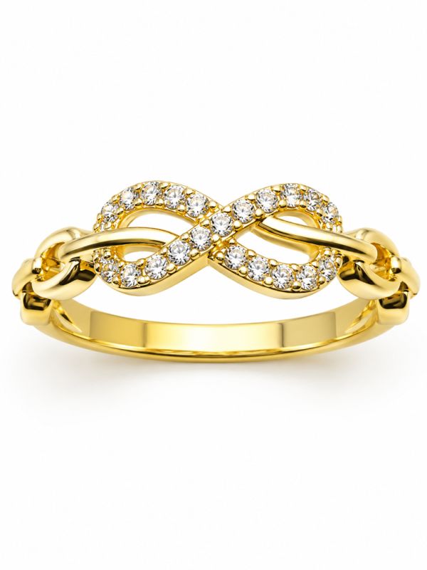 copy ofcopy ofcopy ofBague Étoiles Dorée en Plaqué Or 18K avec Strass – Design Ajustable Élégant