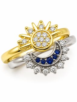 copy ofcopy ofcopy ofBague Étoiles Dorée en Plaqué Or 18K avec Strass – Design Ajustable Élégant