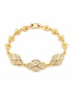 copy ofcopy ofBracelet Soleil Ajustable Doré en Plaqué Or 18K et Zircons