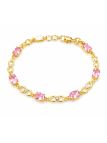 copy ofcopy ofBracelet Soleil Ajustable Doré en Plaqué Or 18K et Zircons