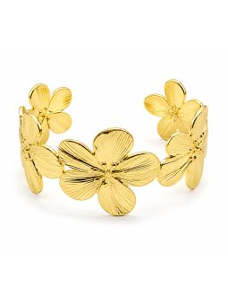 copy ofcopy ofcopy ofcopy ofBracelet Soleil Ajustable Doré en Plaqué Or 18K et Zircons