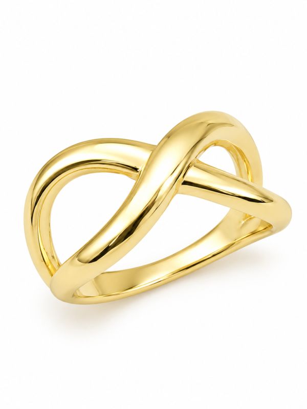 copy ofcopy ofBague Croisée Dorée en Plaqué Or 18K et Cristaux Taille Princesse