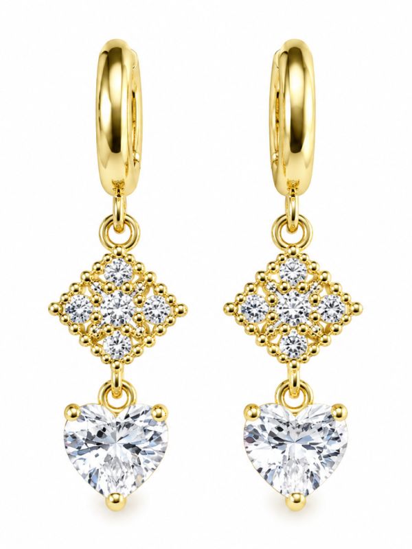 copy ofBoucles d’Oreilles Demi-Créoles Perles Dorées Plaqué Or 18K