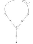 copy ofCollier Double Rang Fleur Doré en Acier Inoxydable Style Sautoir