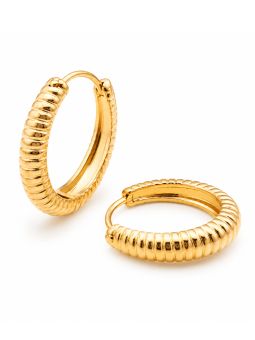 copy ofBoucles d’Oreilles Pendantes Cœur & Perle Dorées en Plaqué Or 18K