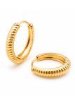 copy ofBoucles d’Oreilles Pendantes Cœur & Perle Dorées en Plaqué Or 18K