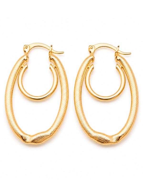 copy ofcopy ofBoucles d’Oreilles Pendantes Cœur & Perle Dorées en Plaqué Or 18K