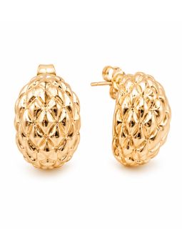 copy ofcopy ofBoucles d’Oreilles Pendantes Cœur & Perle Dorées en Plaqué Or 18K