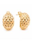 copy ofcopy ofBoucles d’Oreilles Pendantes Cœur & Perle Dorées en Plaqué Or 18K