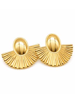 copy ofcopy ofcopy ofcopy ofBoucles d’Oreilles Pendantes Cœur & Perle Dorées en Plaqué Or 18K