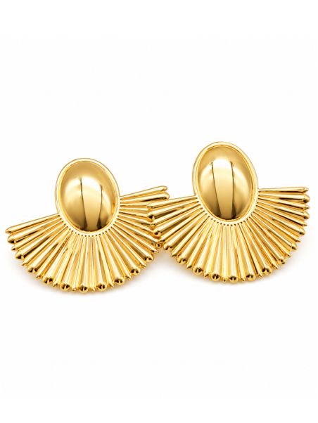 copy ofcopy ofcopy ofcopy ofBoucles d’Oreilles Pendantes Cœur & Perle Dorées en Plaqué Or 18K