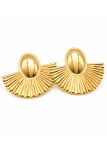 copy ofcopy ofcopy ofcopy ofBoucles d’Oreilles Pendantes Cœur & Perle Dorées en Plaqué Or 18K