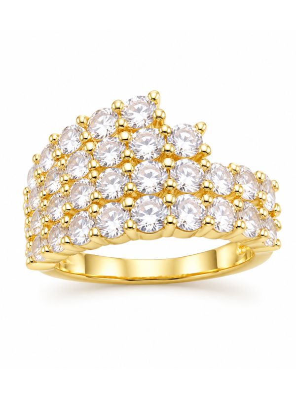 copy ofcopy ofBague Large Marine Dorée en Plaqué Or 18K avec Zircons – Design Ancre Chic