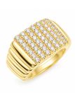 copy ofcopy ofcopy ofBague Large Marine Dorée en Plaqué Or 18K avec Zircons – Design Ancre Chic