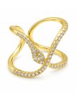 copy ofcopy ofcopy ofBague Large Marine Dorée en Plaqué Or 18K avec Zircons – Design Ancre Chic