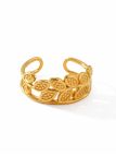 copy ofcopy ofBague Large Maillons Entrelacés Dorée en Acier Inoxydable