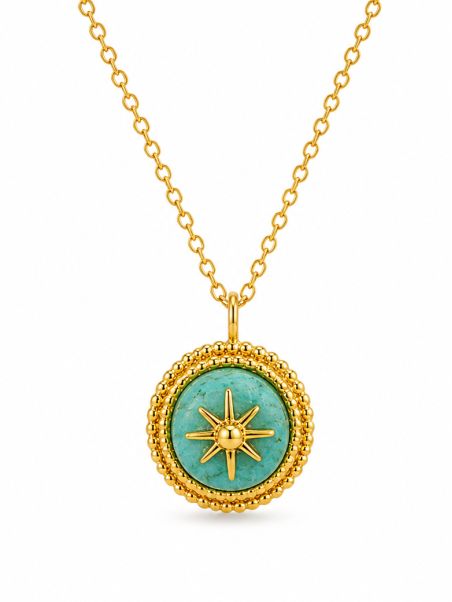 copy ofcopy ofCollier Double Rang Fleur Doré en Acier Inoxydable Style Sautoir
