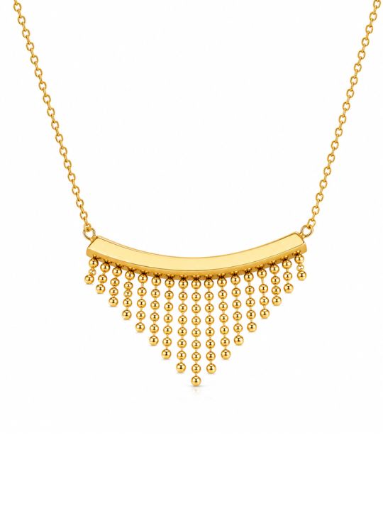 copy ofcopy ofCollier Double Rang Fleur Doré en Acier Inoxydable Style Sautoir