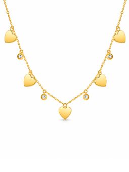 copy ofcopy ofcopy ofCollier Double Rang Fleur Doré en Acier Inoxydable Style Sautoir