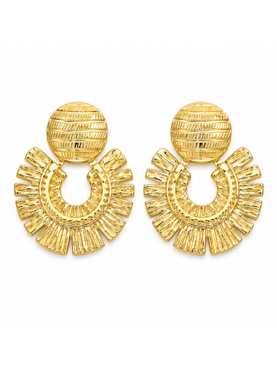 copy ofBoucles d'Oreilles Cœur Turquoise en Acier Inoxydable Doré – Clous Colorés et Tendance