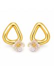 copy ofcopy ofBoucles d'Oreilles Cœur Turquoise en Acier Inoxydable Doré – Clous Colorés et Tendance