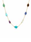 copy ofcopy ofCollier Cœurs Dorés et Cristaux en Acier Inoxydable – Collier Romantique Multi-Pendentifs