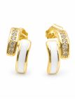 copy ofBoucles d’Oreilles Spirale Coquillage Dorées en Plaqué Or 18K – 40 mm