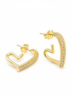 copy ofcopy ofBoucles d’Oreilles Spirale Coquillage Dorées en Plaqué Or 18K – 40 mm