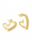 copy ofcopy ofBoucles d’Oreilles Spirale Coquillage Dorées en Plaqué Or 18K – 40 mm