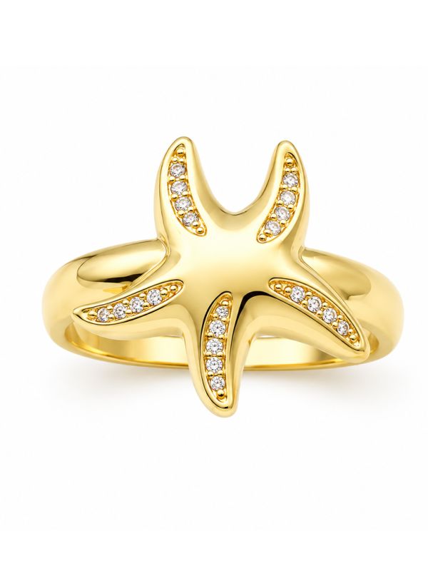 copy ofcopy ofBague Papillon Plaqué Or 18K avec Zircons – Design Ajouré 15 mm