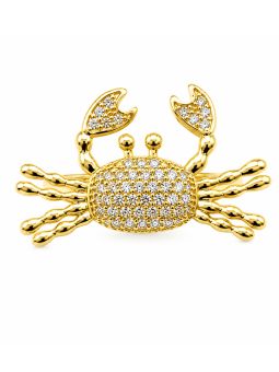 copy ofcopy ofcopy ofcopy ofBague Papillon Plaqué Or 18K avec Zircons – Design Ajouré 15 mm
