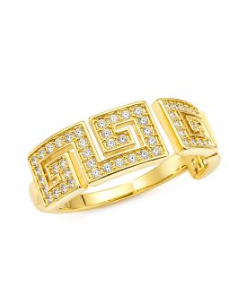 copy ofcopy ofcopy ofBague Papillon Plaqué Or 18K avec Zircons – Design Ajouré 15 mm