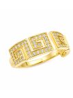 copy ofcopy ofcopy ofBague Papillon Plaqué Or 18K avec Zircons – Design Ajouré 15 mm