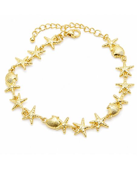copy ofcopy ofcopy ofBracelet Maillons Ovales Pavés de Zircons Plaqué Or 18K
