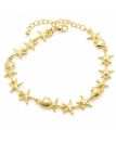 copy ofcopy ofcopy ofBracelet Maillons Ovales Pavés de Zircons Plaqué Or 18K