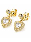 copy ofcopy ofBoucles d'Oreilles Croix Zircon Plaqué Or 18K – 23 mm