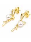copy ofcopy ofcopy ofBoucles d'Oreilles Croix Zircon Plaqué Or 18K – 23 mm
