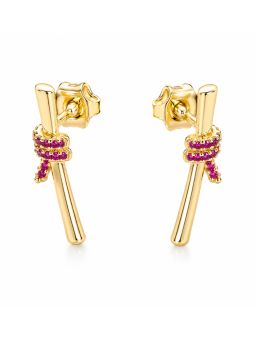 copy ofcopy ofcopy ofcopy ofBoucles d'Oreilles Croix Zircon Plaqué Or 18K – 23 mm