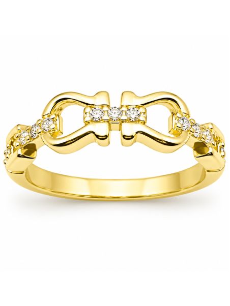 copy ofBague Dauphin Pavée de Zircons Plaqué Or 18K