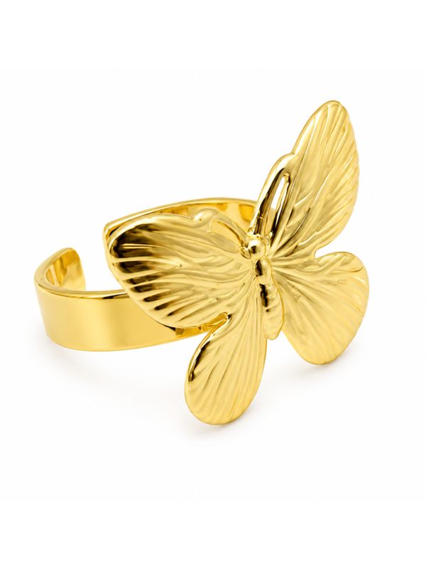 copy ofcopy ofBague Dauphin Pavée de Zircons Plaqué Or 18K