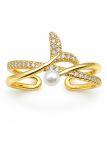 copy ofcopy ofcopy ofBague Dauphin Pavée de Zircons Plaqué Or 18K