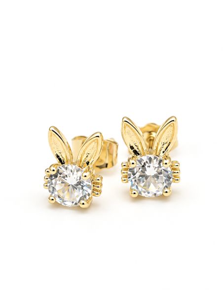 copy ofBoucles d’Oreilles Pendantes Ovales Pavées Plaqué Or 18K 15 mm