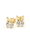 copy ofBoucles d’Oreilles Pendantes Ovales Pavées Plaqué Or 18K 15 mm