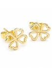 copy ofcopy ofcopy ofBoucles d’Oreilles Pendantes Ovales Pavées Plaqué Or 18K 15 mm